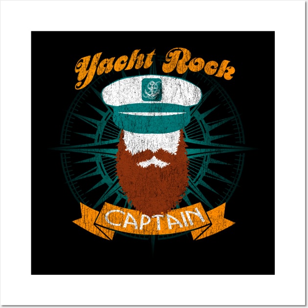 Yacht Rock Captain Wall Art by Vector Deluxe